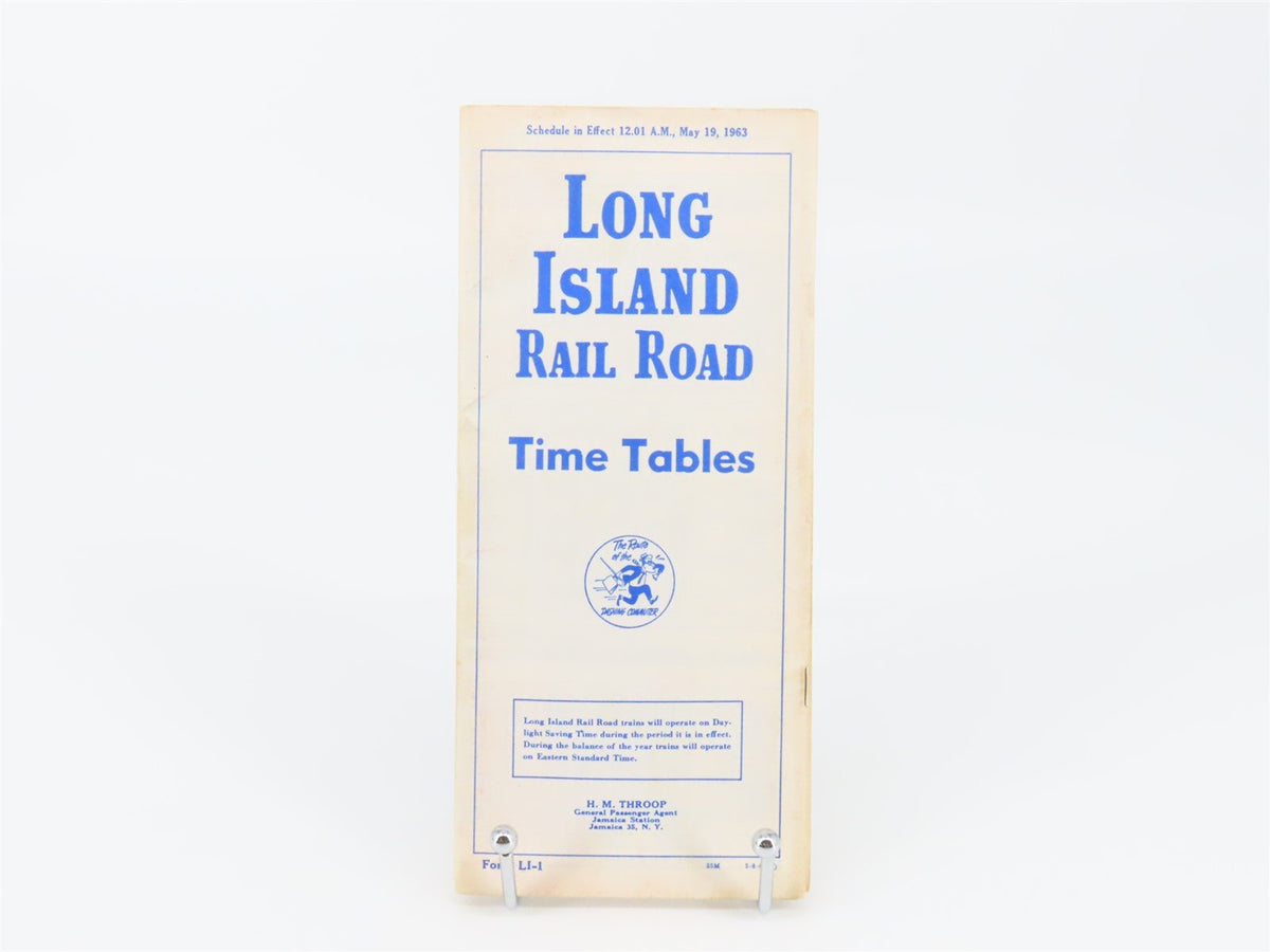 Long Island Railroad &quot;Route of the Dashing Commuter&quot; Time Tables May 19, 1963