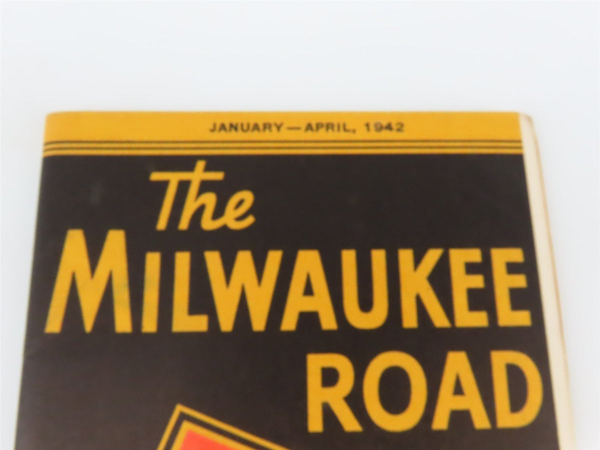 CMStP&amp;P MILW The Milwaukee Road &quot;Olympian&quot; Time Tables: January-April, 1942