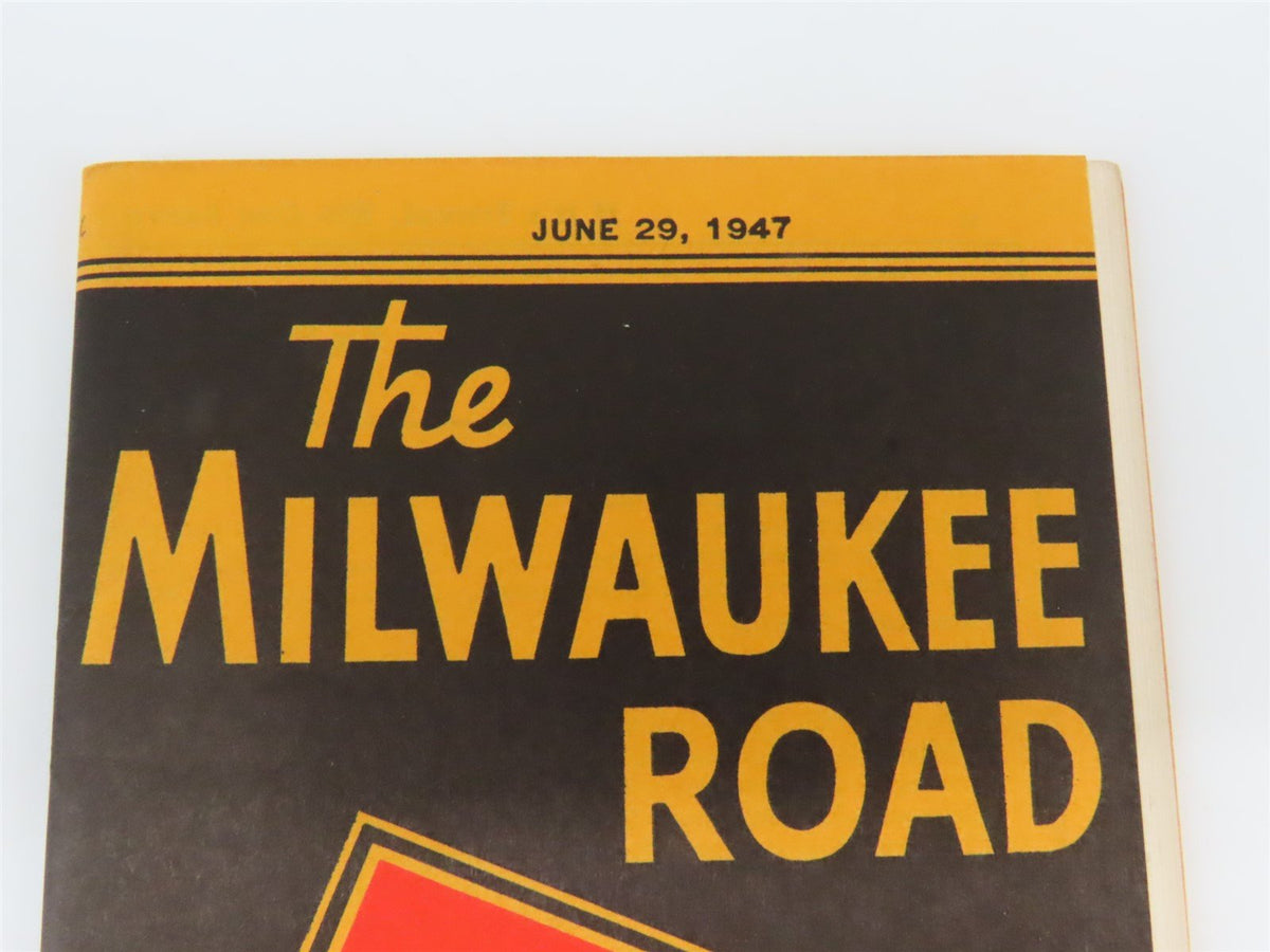 CMStP&amp;P MILW The Milwaukee Road &quot;Olympian Hiawathas&quot; Time Tables: June 29, 1947