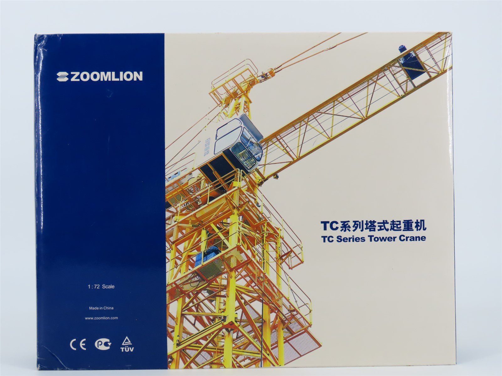 1:72 Scale Zoomlion Die-Cast TC Series Tower Crane