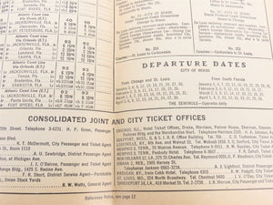 IC Illinois Central Time Tables: January, February, March, 1946