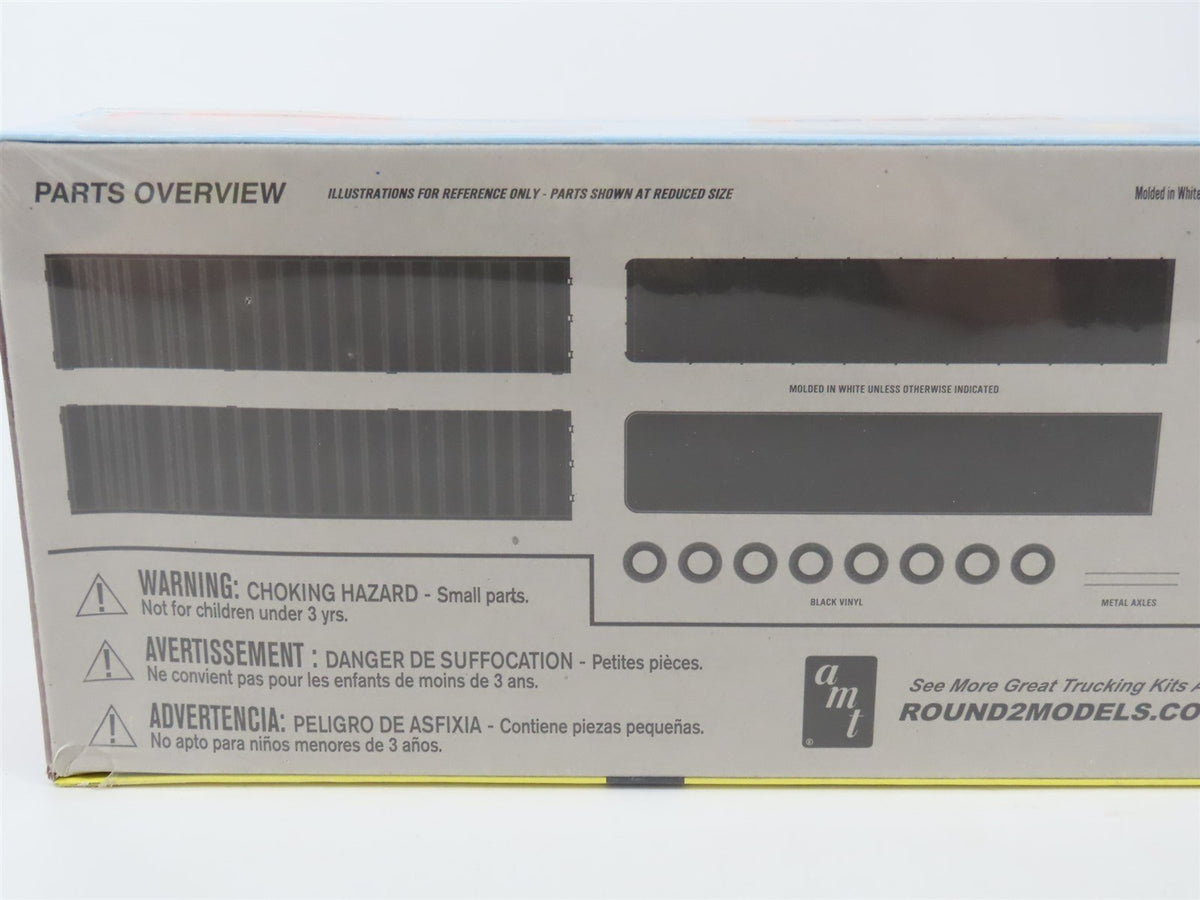 1:25 Scale AMT AMT711/6 Exterior Post Van 40ft Trailer Kit SEALED