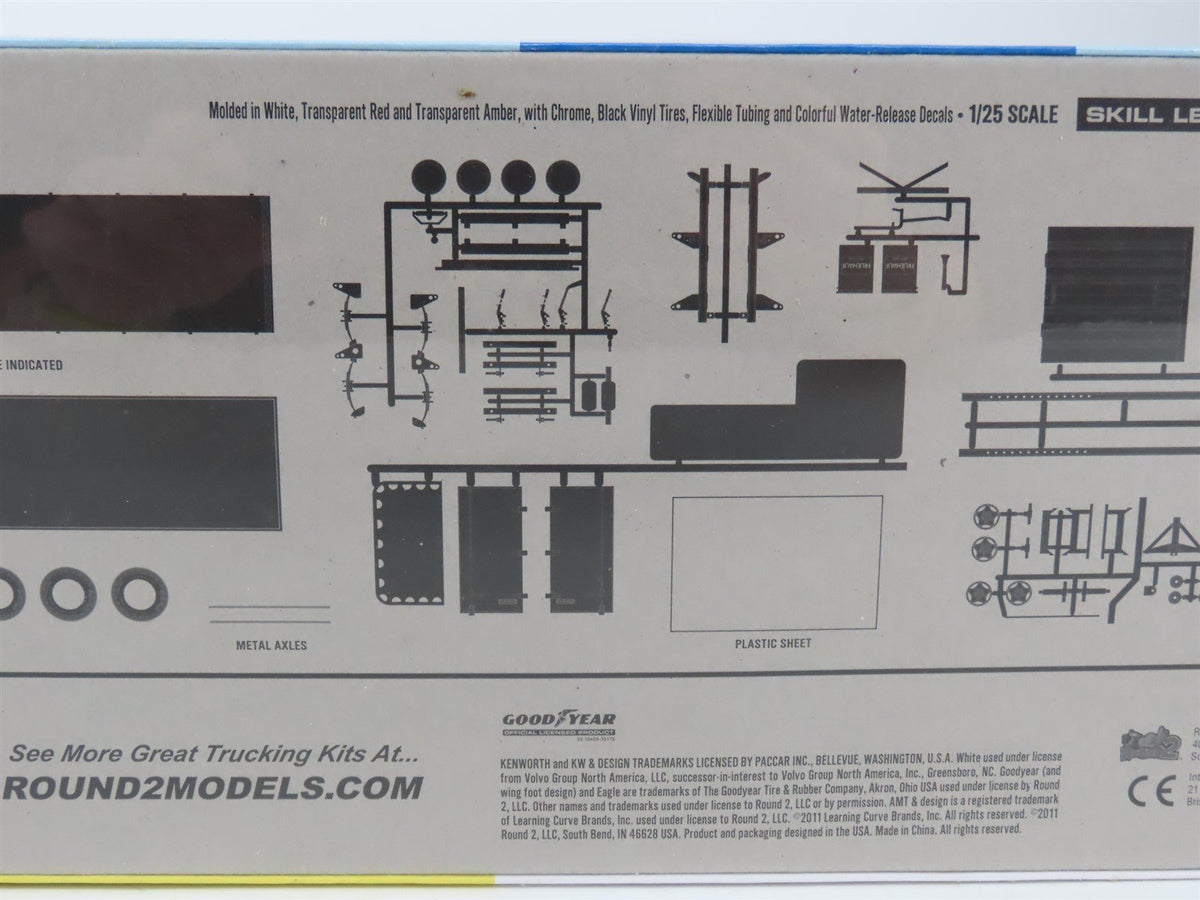 1:25 Scale AMT AMT711/6 Exterior Post Van 40ft Trailer Kit SEALED