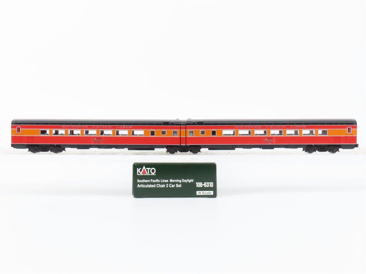 N KATO 106-6310 SP Morning Daylight Articulated Chair Passenger -Custom #2459/60