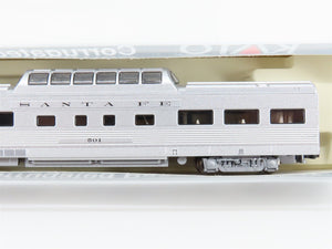 N Scale KATO 106-1604 ATSF Santa Fe Corrugated Passenger 4-Car Set B2 w/Lighting