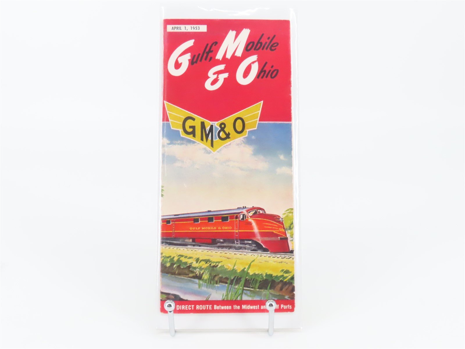 GM&O Gulf Mobile & Ohio "The Alton Route" Time Tables - April 1, 1953