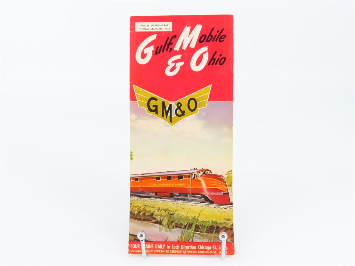 GM&amp;O Gulf Mobile &amp; Ohio Time Tables: Winter-Spring 1964