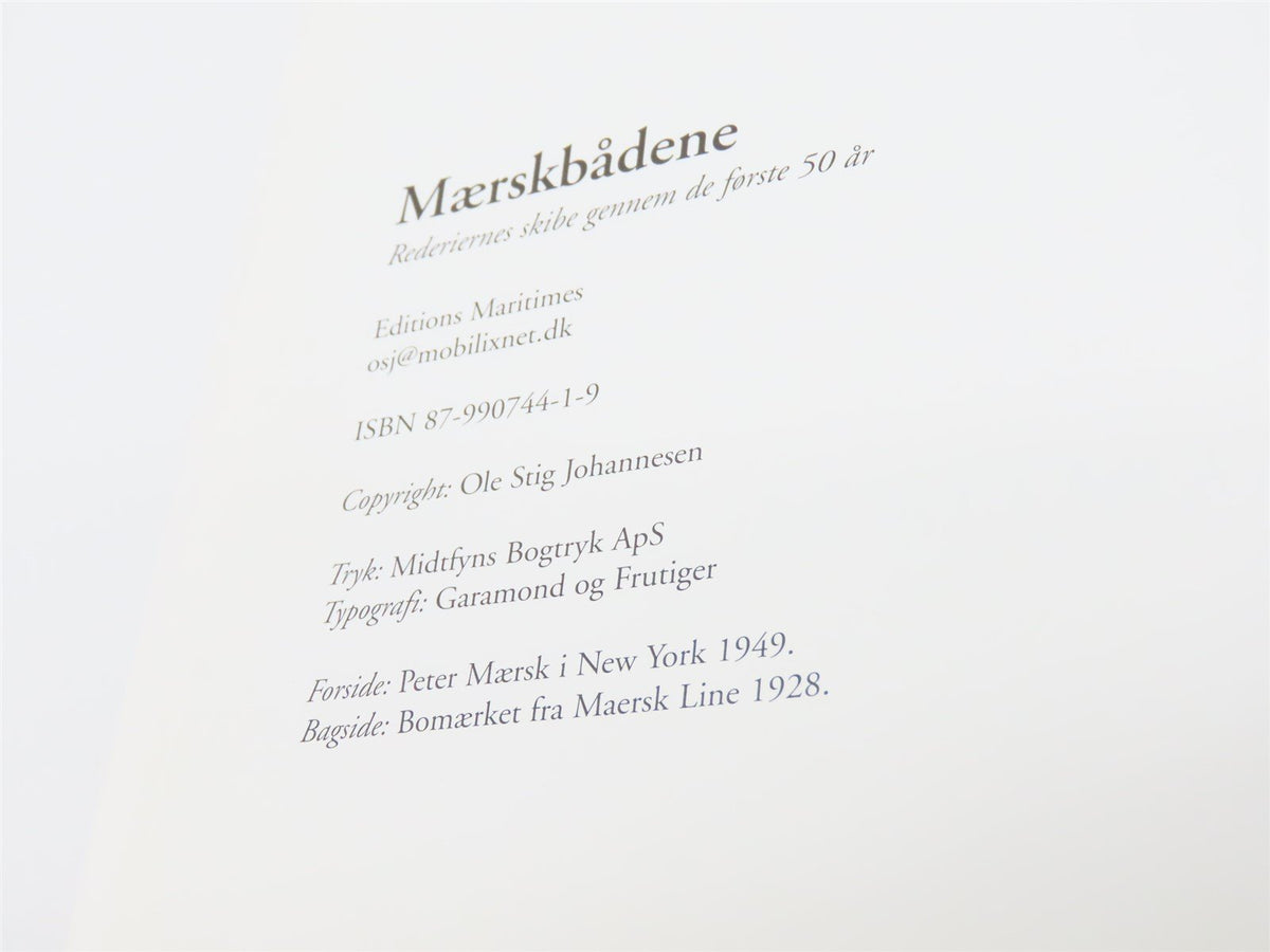 Mærskbådene by Ole Stig Johannesen ©2006 HC Book