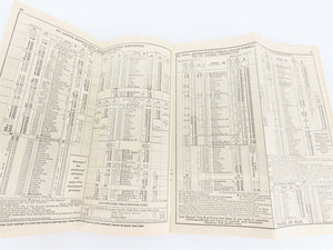 GN Great Northern Empire Builder Glacier Nat'l Park Time Tables - Summer, 1938