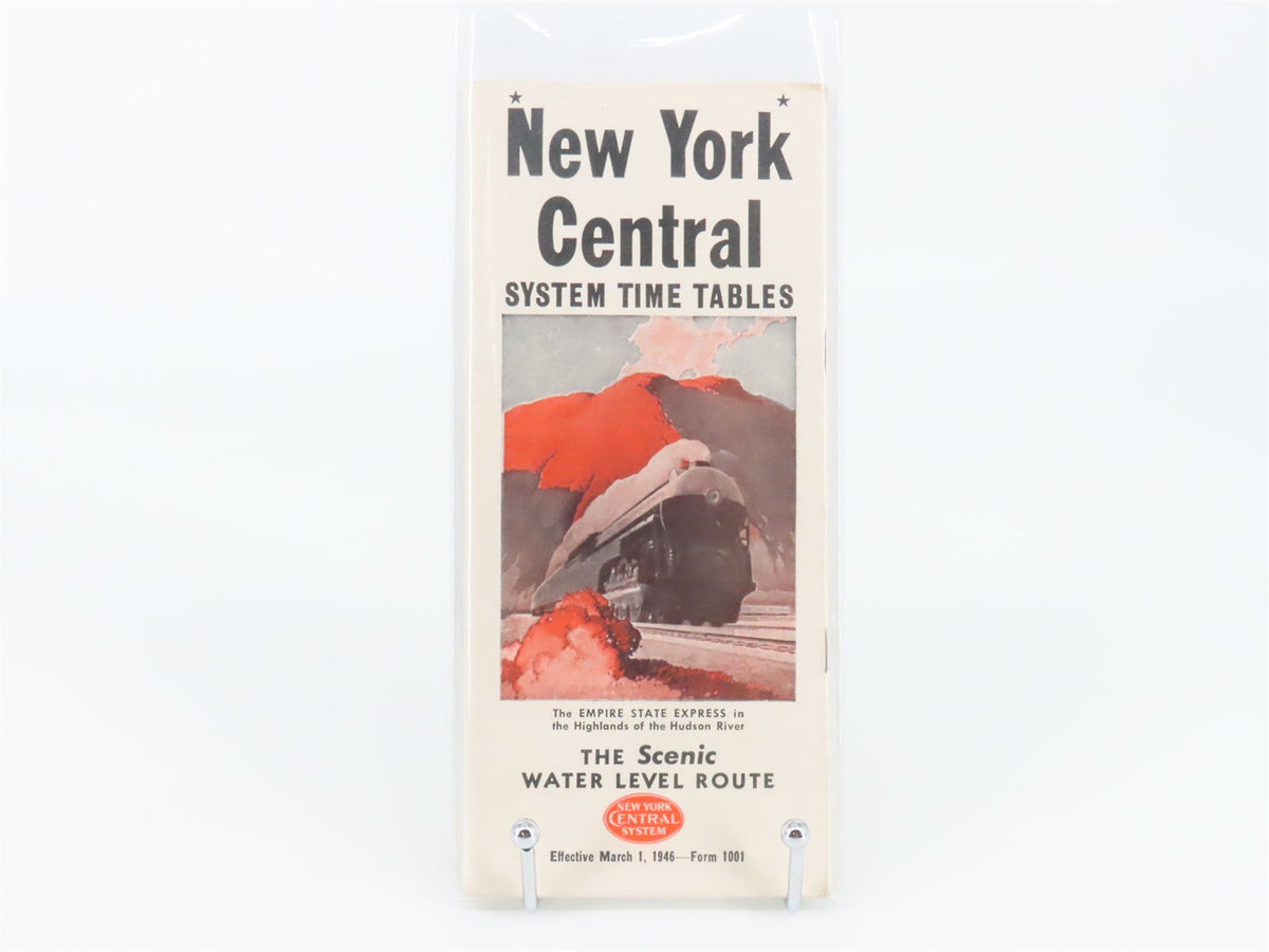 NYC New York Central System Time Tables - March 1, 1946