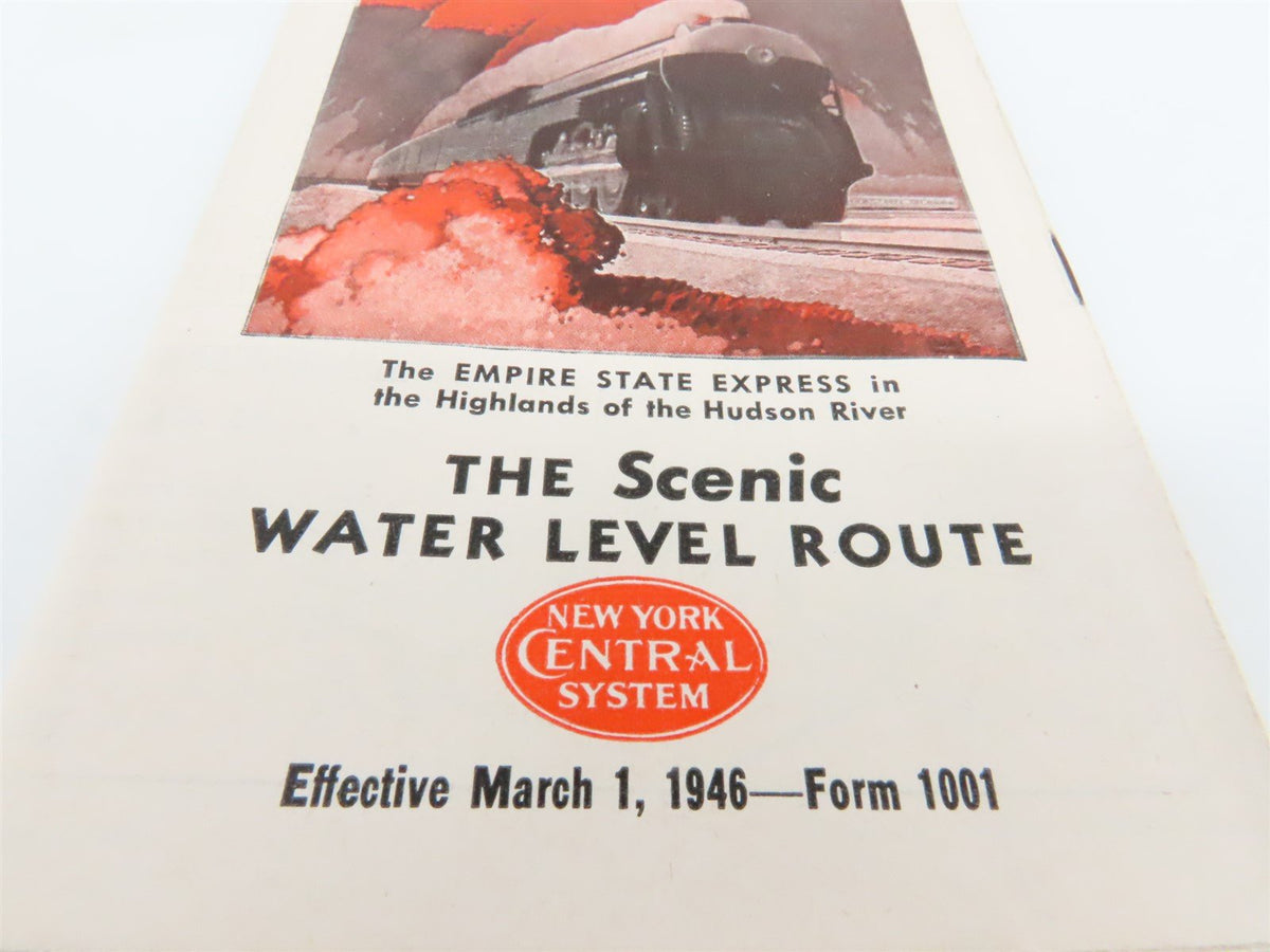 NYC New York Central System Time Tables - March 1, 1946