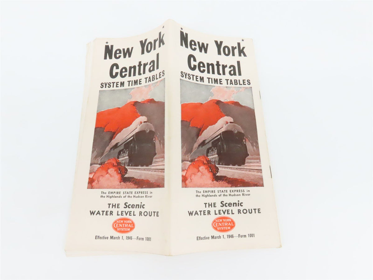 NYC New York Central System Time Tables - March 1, 1946