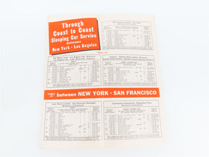 NYC New York Central System Time Tables - November 10, 1946