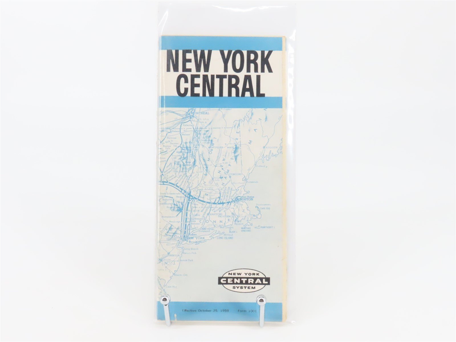 NYC New York Central System Time Tables - October 25, 1959