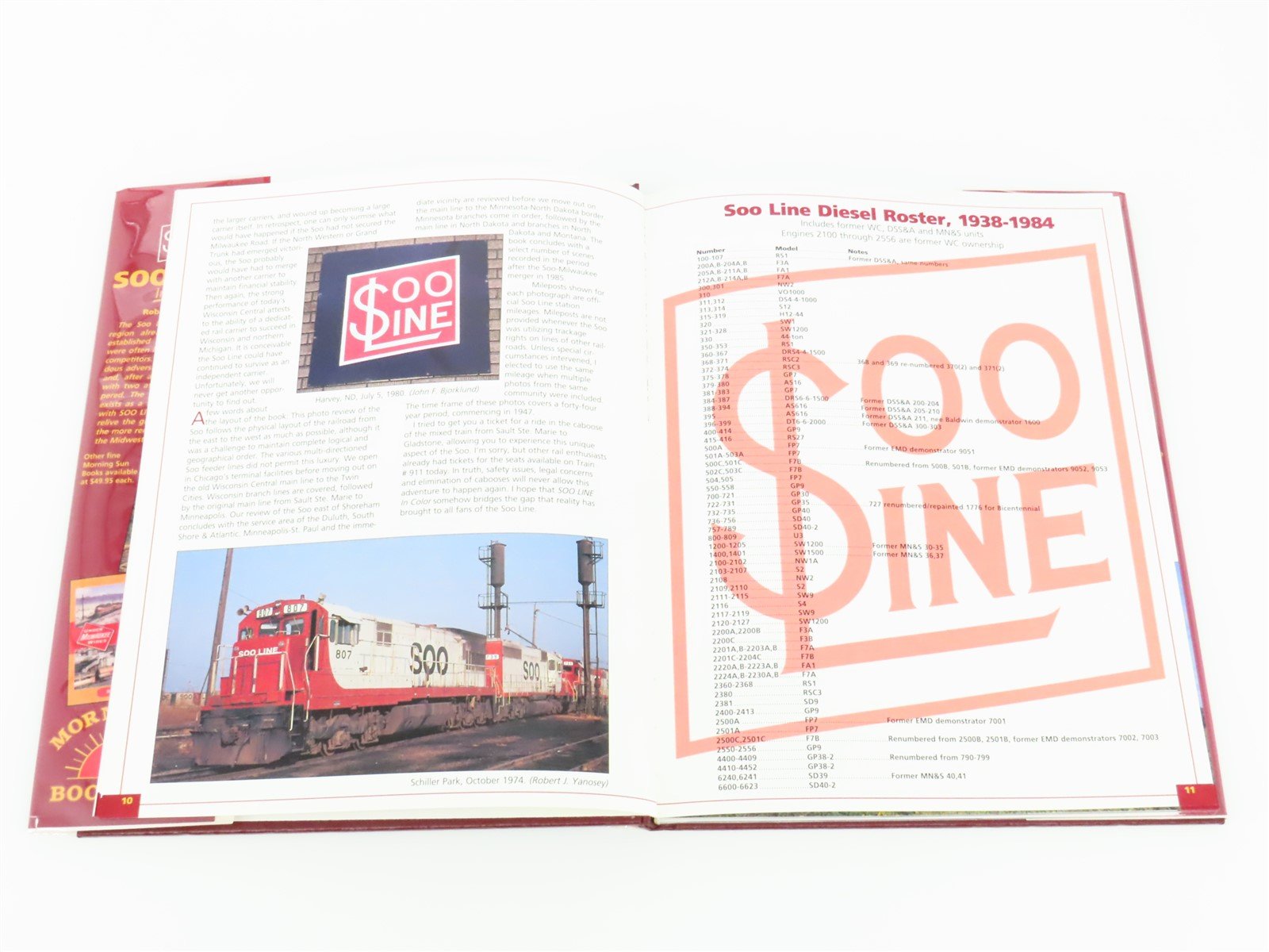 Morning Sun: SOO Line In Color by Robert J. Wise ©1997 HC Book