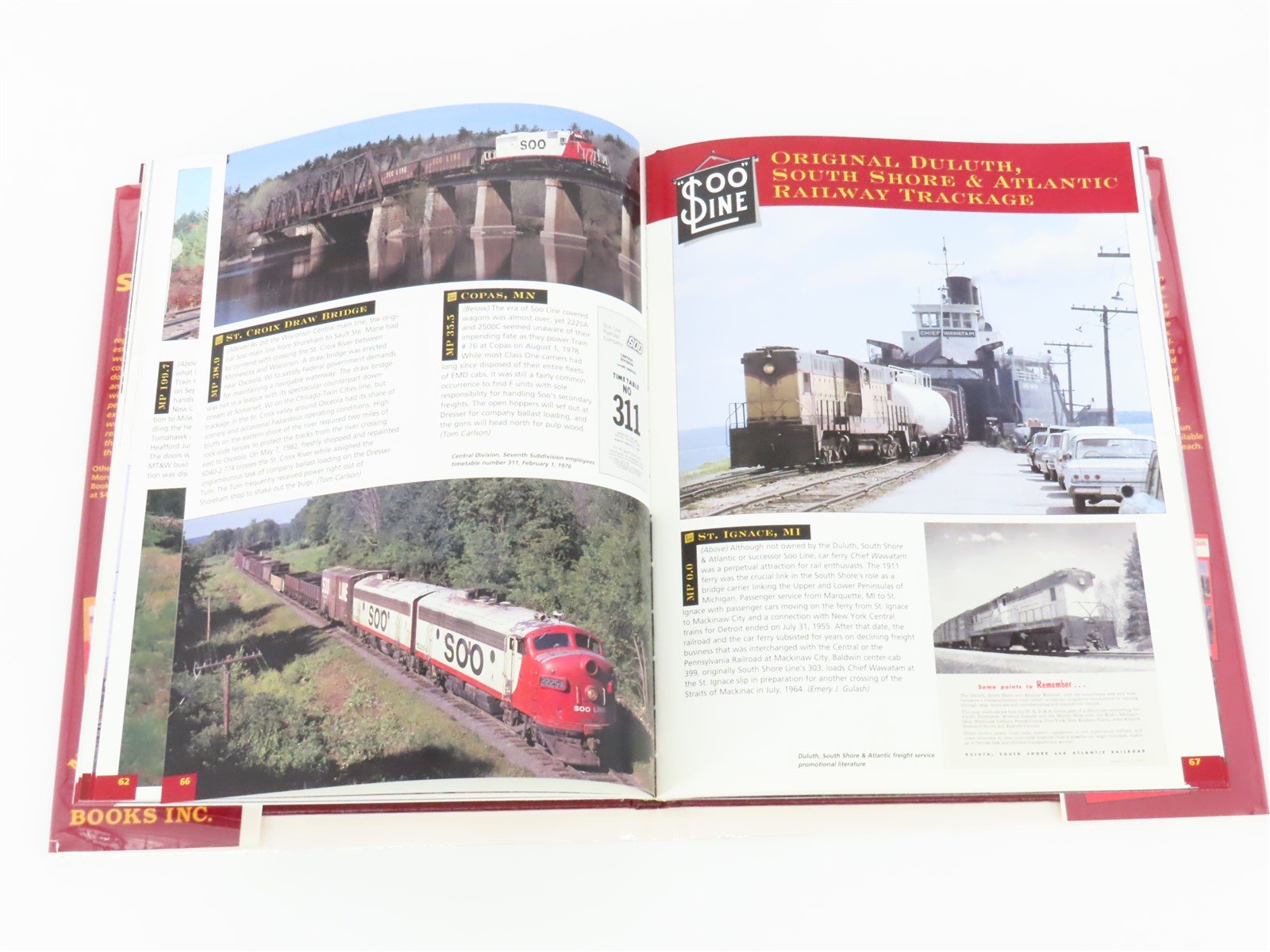 Morning Sun: SOO Line In Color by Robert J. Wise ©1997 HC Book