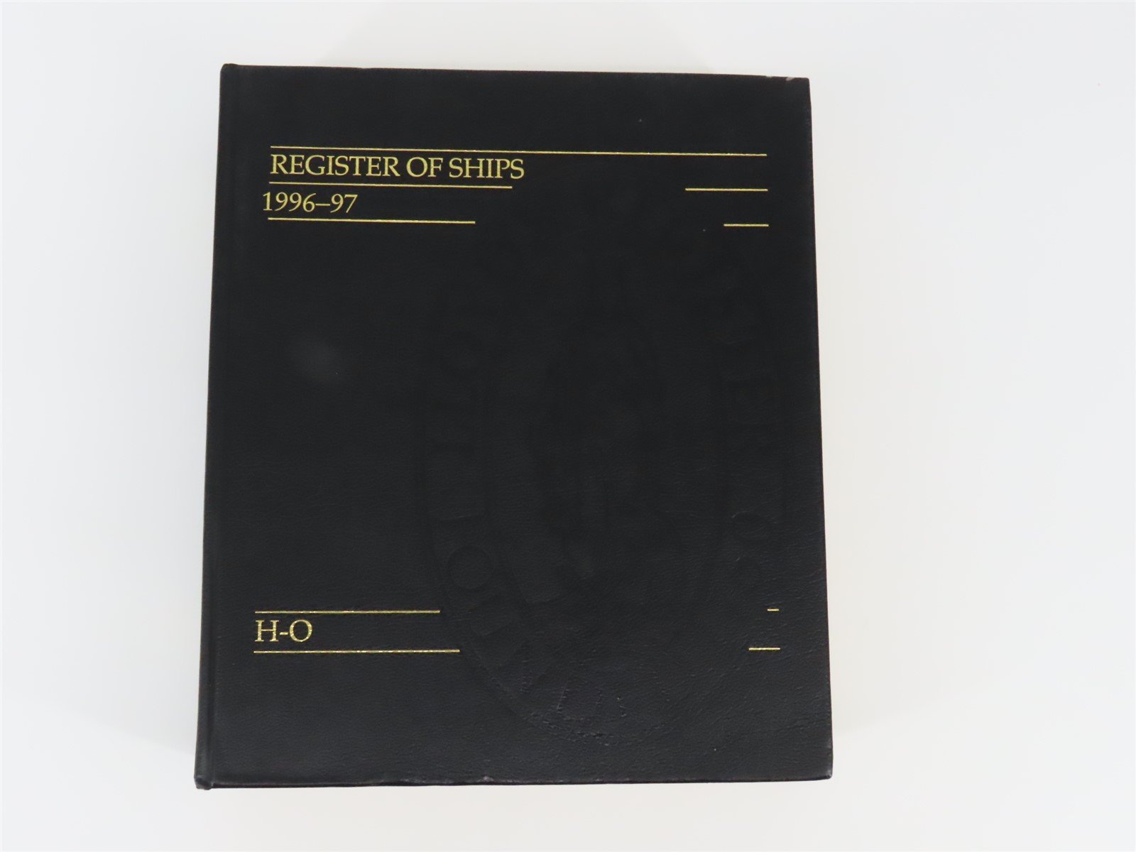 Lloyd's Register of Ships 1996-97 H-O ©1996 HC Book