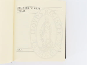 Lloyd's Register of Ships 1996-97 H-O ©1996 HC Book