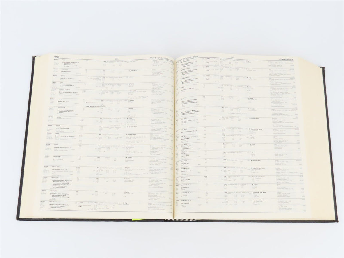 Lloyd&#39;s Register of Ships 1996-97 H-O ©1996 HC Book