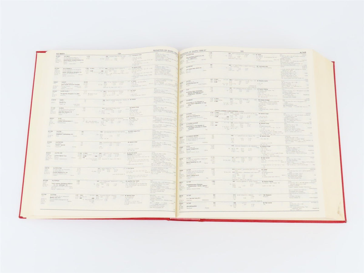 Lloyd&#39;s Register of Ships 1996-97 A-G ©1996 HC Book