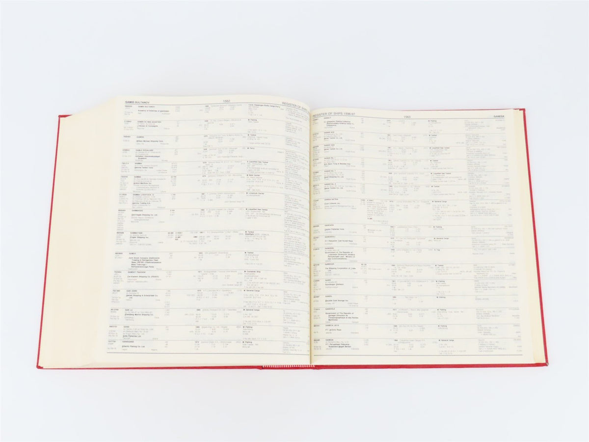 Lloyd&#39;s Register of Ships 1996-97 A-G ©1996 HC Book