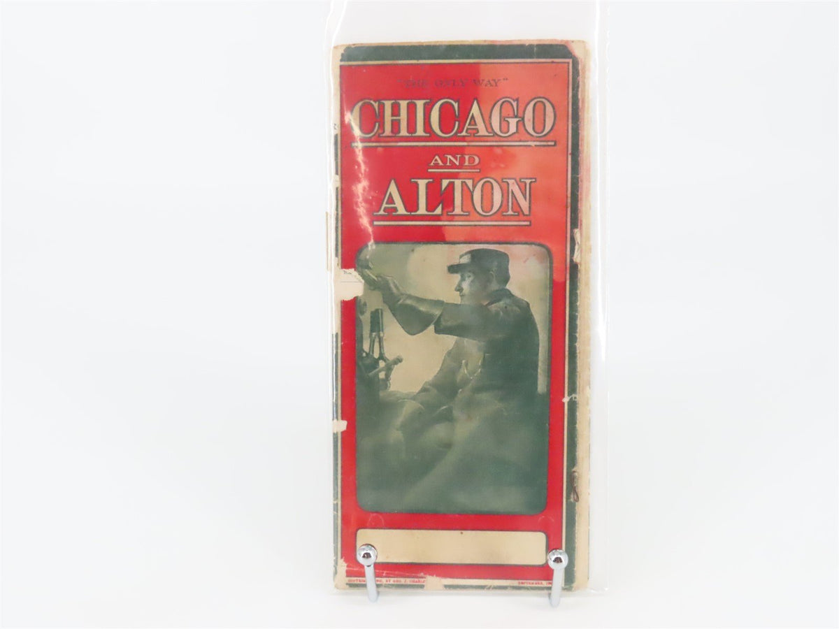 C&amp;A Chicago &amp; Alton Railroad Time Tables - September, 1905