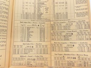 Time Tables: Union Pacific - Jan. 1, 1951 & Northern Pacific - May 12, 1957