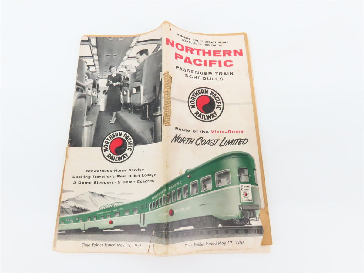 Time Tables: Union Pacific - Jan. 1, 1951 &amp; Northern Pacific - May 12, 1957