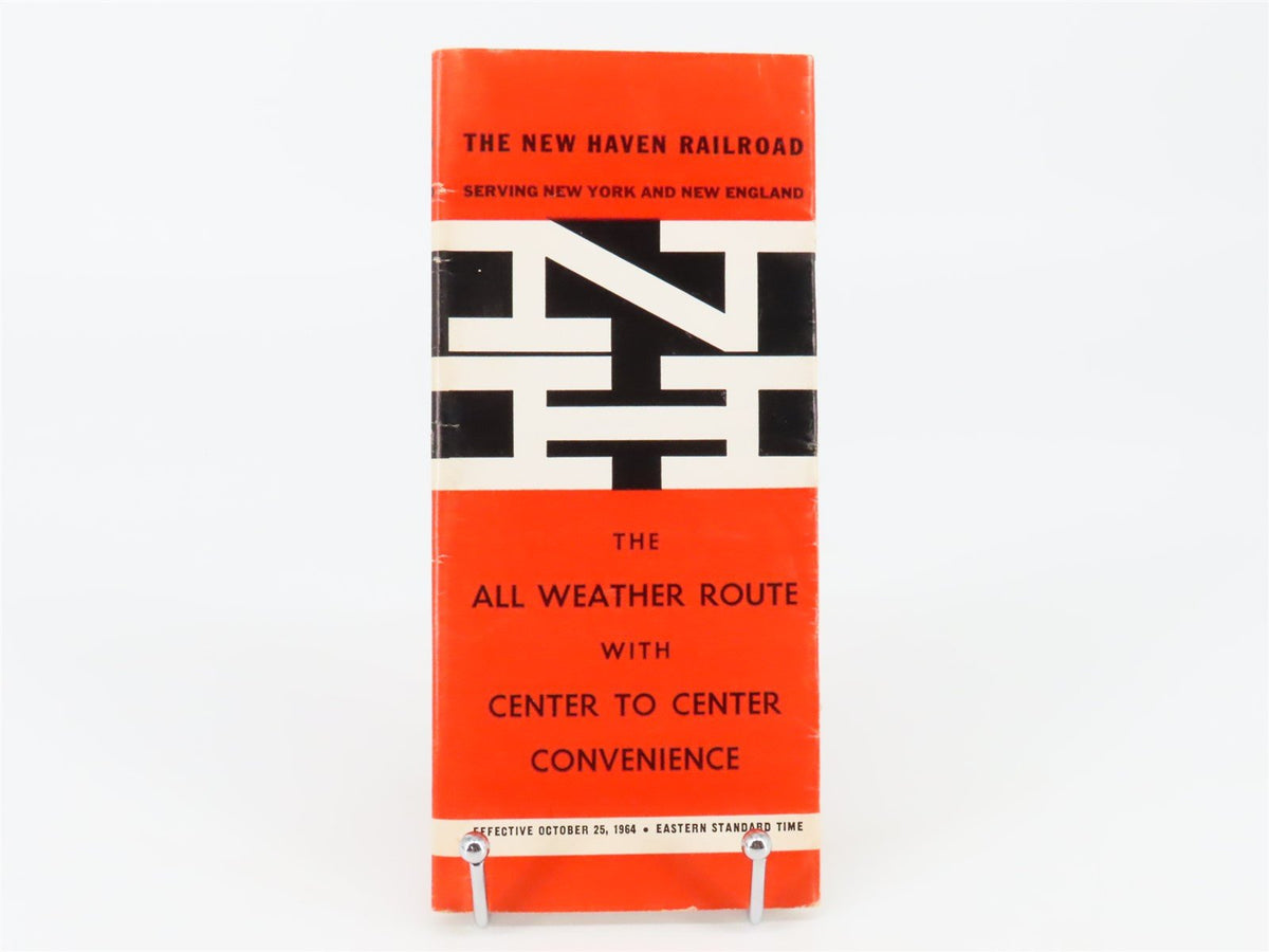 NH New Haven Railroad &quot;The All Weather Route&quot; Time Tables - October 25, 1964