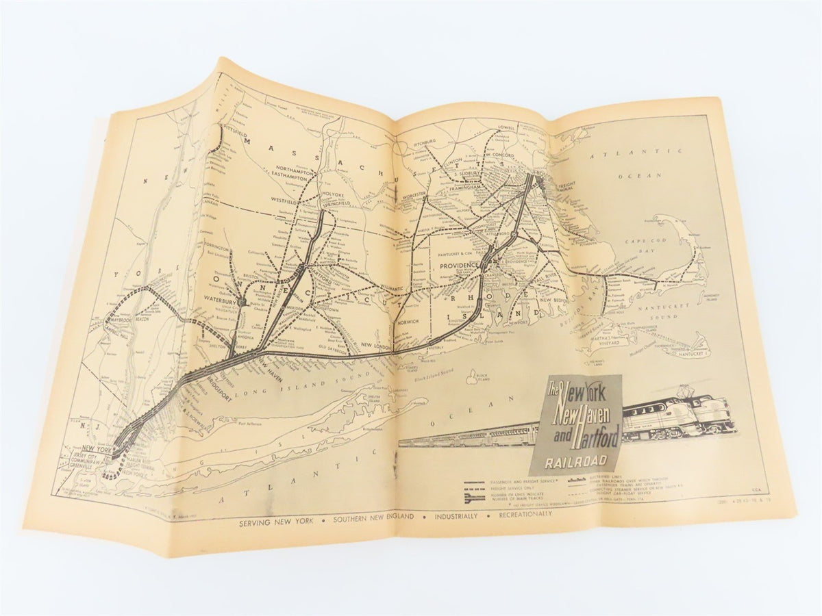 NH New Haven Railroad &quot;The All Weather Route&quot; Time Tables - April 28, 1963