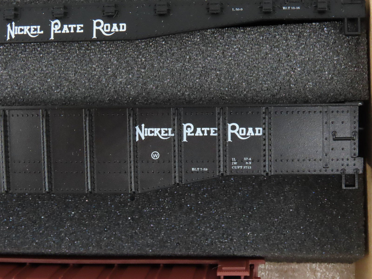 HO Scale Athearn 2316 NKO Nickel Plate Road Gondola, Flatcar Boxcar 4-Car Kit