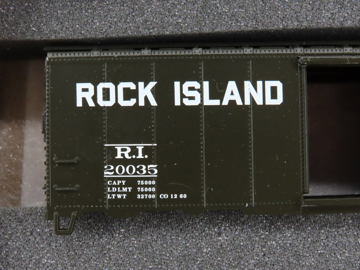 HO Scale Athearn 2320 RI Rock Island 40&#39; Boxcar 3-Car Kit