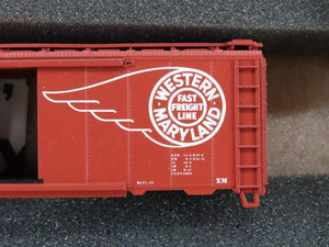 HO Scale Athearn 2310 Western Maryland 40' Boxcar 3-Car Kit