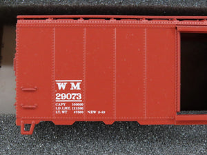 HO Scale Athearn 2310 Western Maryland 40' Boxcar 3-Car Kit