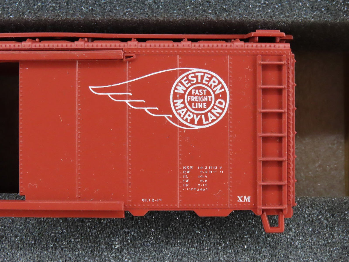 HO Scale Athearn 2310 Western Maryland 40&#39; Boxcar 3-Car Kit