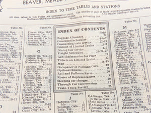 MKT Missouri Kansas Texas Katy Railroad Time Tables - December 1, 1952