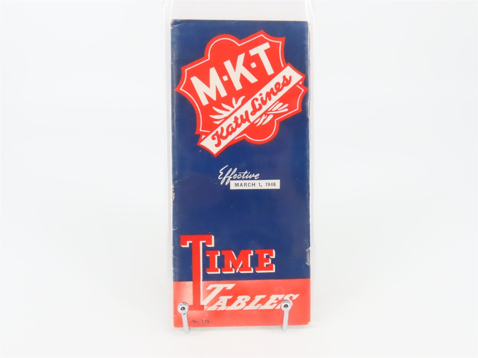 MKT Missouri Kansas Texas Katy Lines Time Tables - March 1, 1946