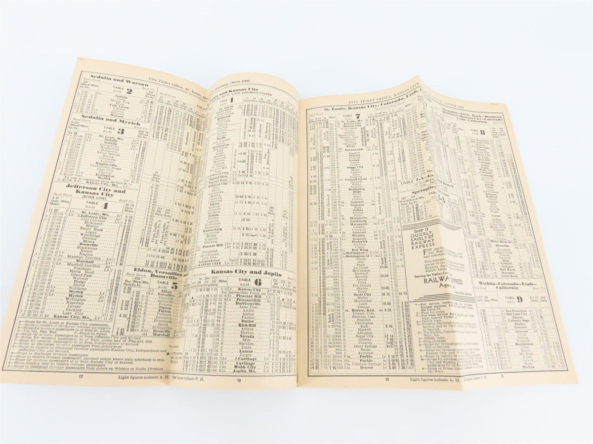 MP Missouri Pacific Lines Time Tables - June 2, 1935