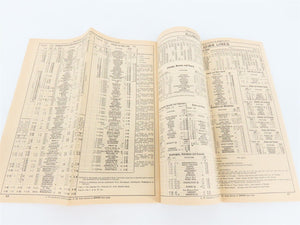 RI Rock Island Time Tables - January, 1937