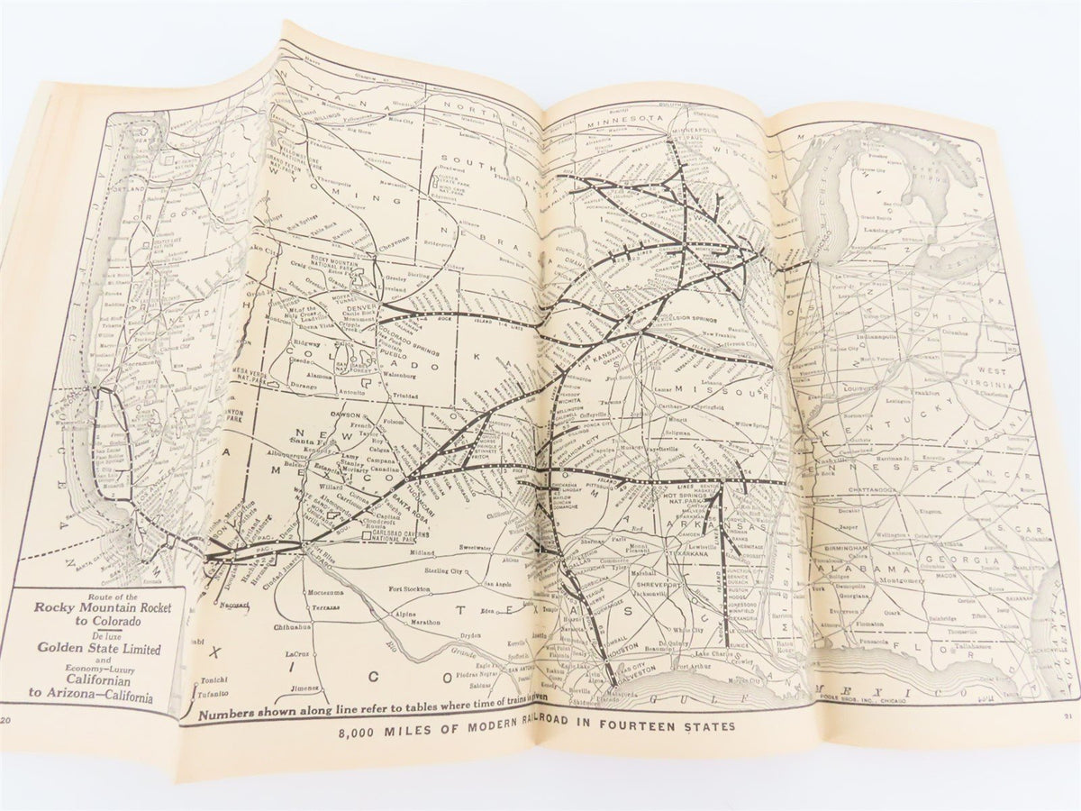 RI Rock Island &quot;Route of the Rockets&quot; Time Tables - April, 1942