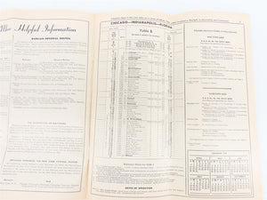 PRR Pennsylvania Railroad Passenger Train Time Tables - April 28, 1963