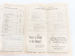 PRR Pennsylvania Railroad Passenger Train Time Tables - April 28, 1963