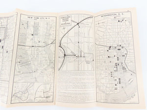 PRR Pennsylvania Railroad Passenger Train Time Tables - April 28, 1963