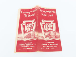 PRR Pennsylvania Railroad Passenger Train Time Tables - October 25, 1964