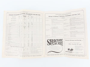 PRR Pennsylvania Railroad Passenger Train Schedules - October 30, 1966