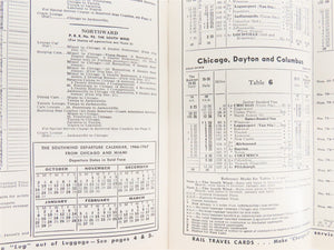 PRR Pennsylvania Railroad Passenger Train Schedules - October 30, 1966