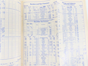 ATSF Atchison, Topeka & Santa Fe Time Table - 1962 Fall • Winter Issue