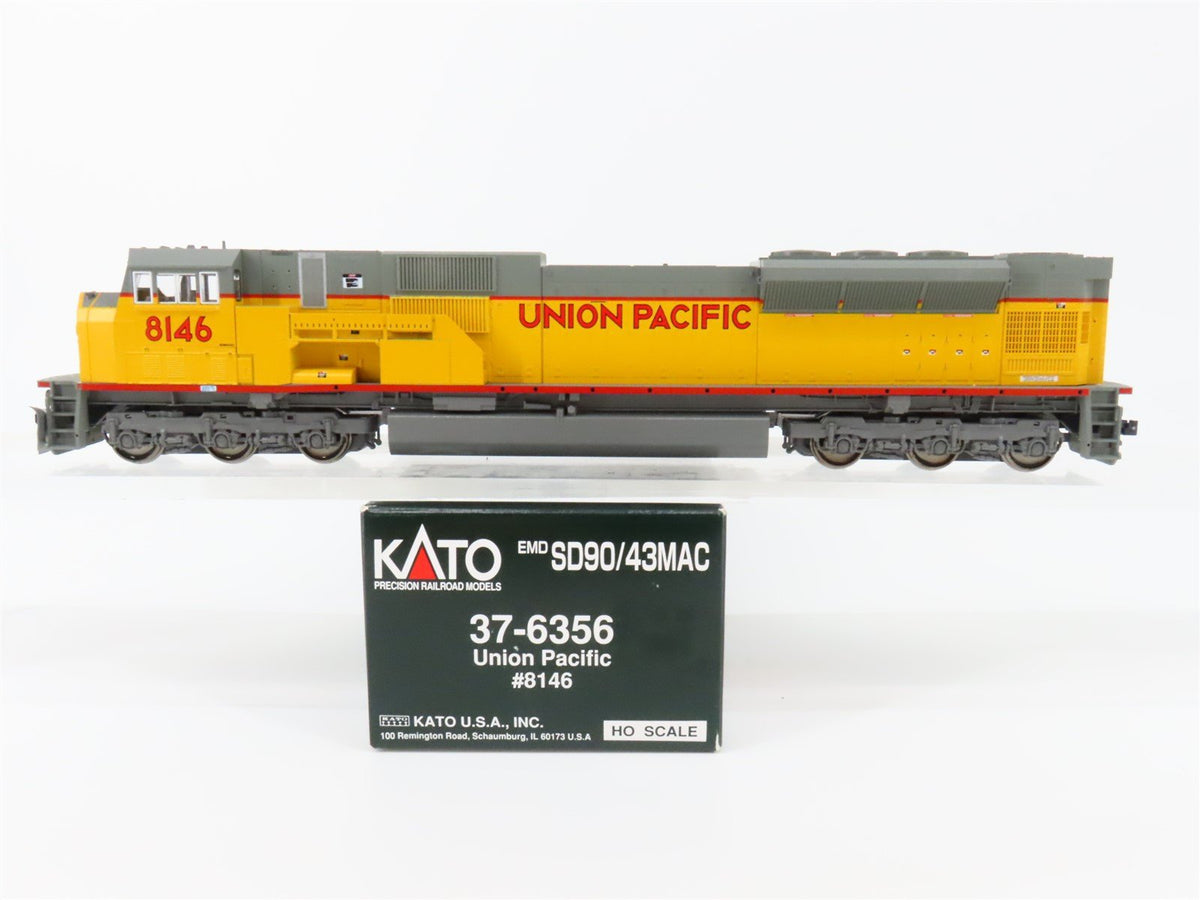 HO Scale KATO 37-6356 UP Union Pacific EMD SD90/43MAC Diesel #8146 - DCC Ready