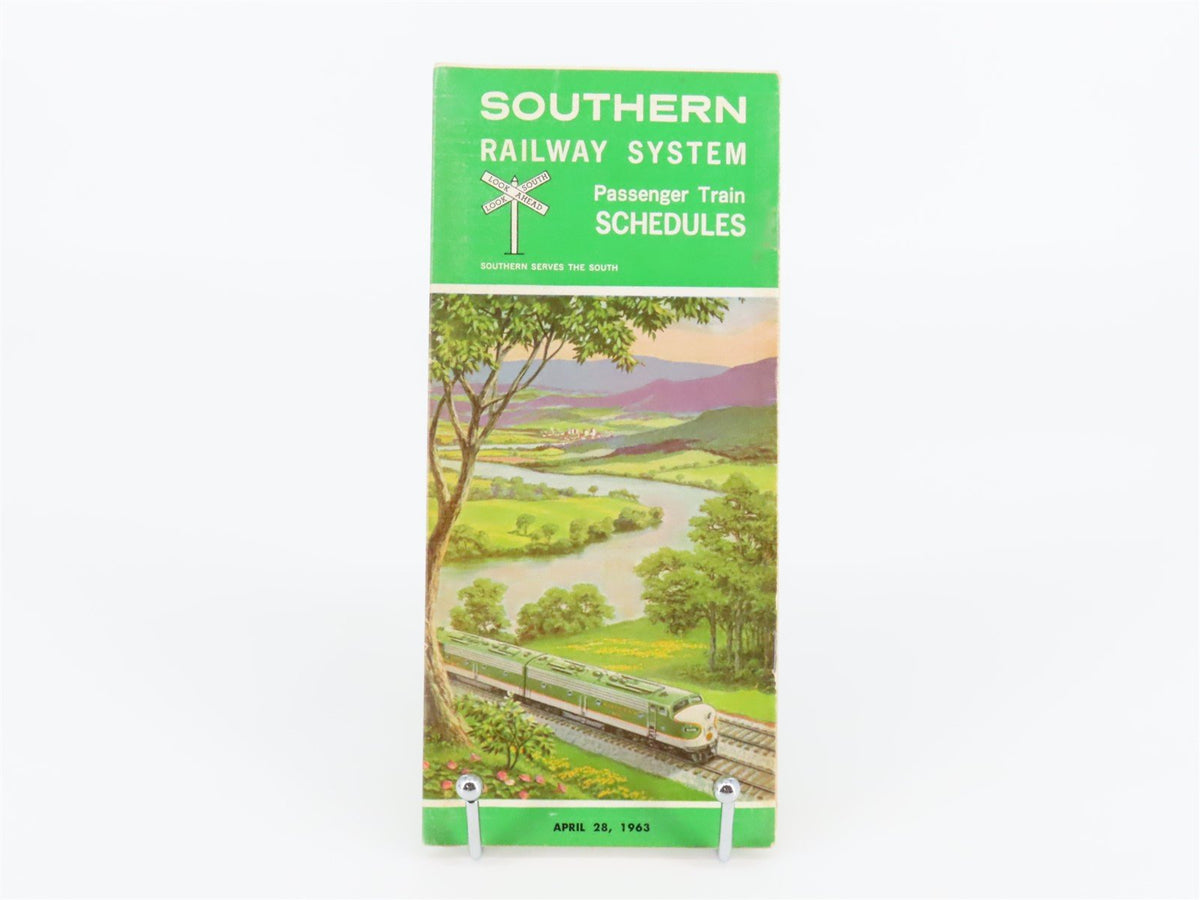 Southern Railway System Time Tables Of Passenger Trains - April 28, 1963