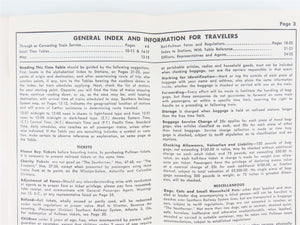 Southern Railway System Time Tables Of Passenger Trains - April 28, 1963